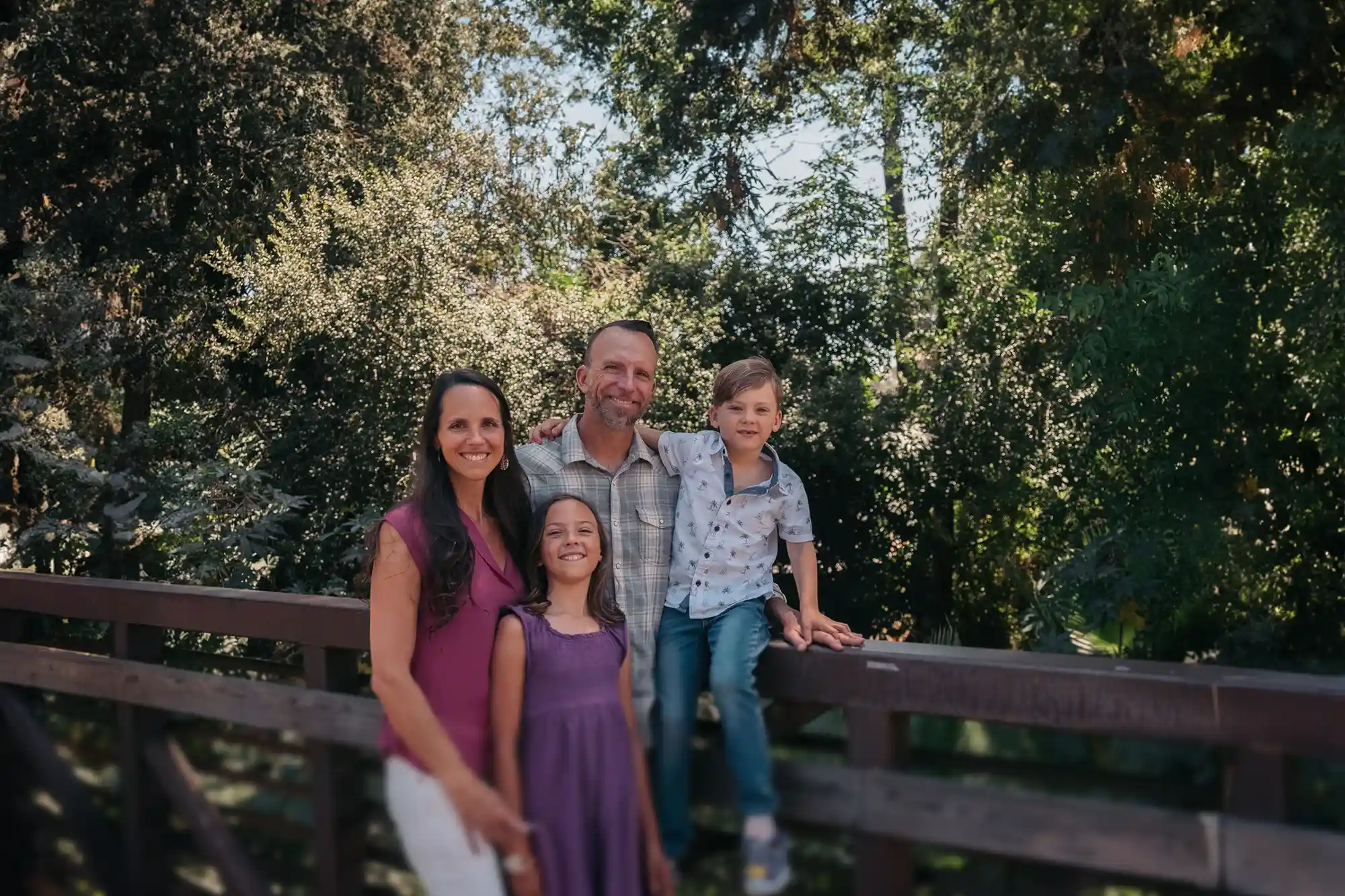 Chiropractor Vista CA Kevin Dette With Family
